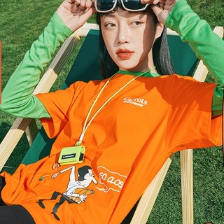 เสื้อยืดแขนสั้น พิมพ์ลาย Skechers Carrot แฟชั่นฤดูร้อน สําหรับผู้ชาย และผู้หญิง