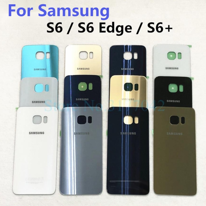 ฝาครอบแบตเตอรี่ด้านหลัง สําหรับ Samsung Galaxy S6 Edge S6 S6+ S6 Edge Plus