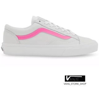 VANS STYLE 36 LEATHER PINK TRUE WHITE SNEAKERS สินค้ามีประกันแท้