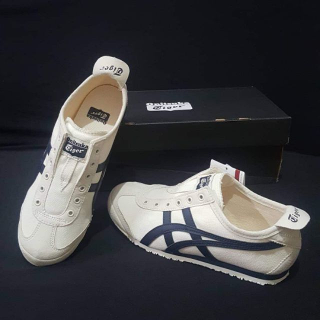 Onitsuka Tiger Mexico 66 Slip On ส บ ร นทร Birch Midnight ของใหม ของแท 100 อปก กล องป ายครบ Shopee Thailand