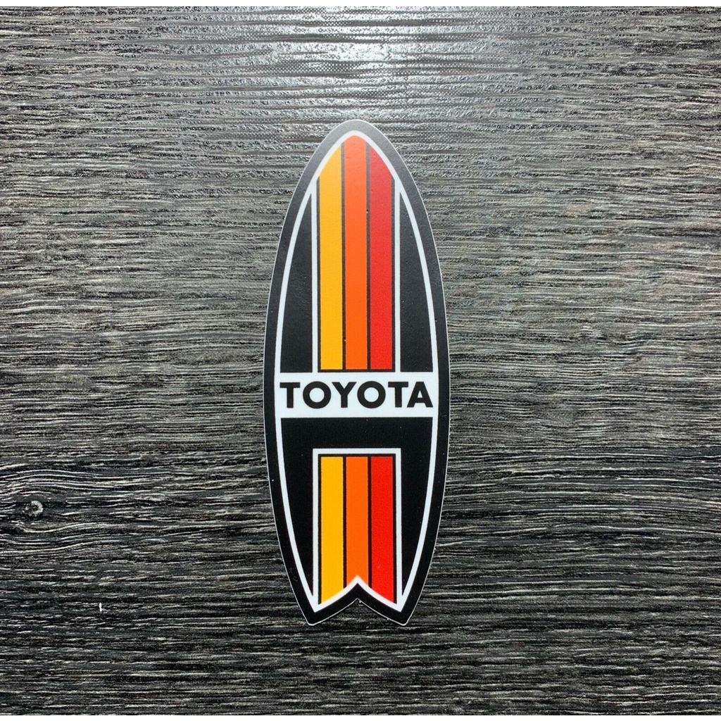 Toyota กระดานโต้คลื่นสติกเกอร์รูปลอก 4x4 Tacoma Tundra 4Runner Land FJ Cruiser SR5