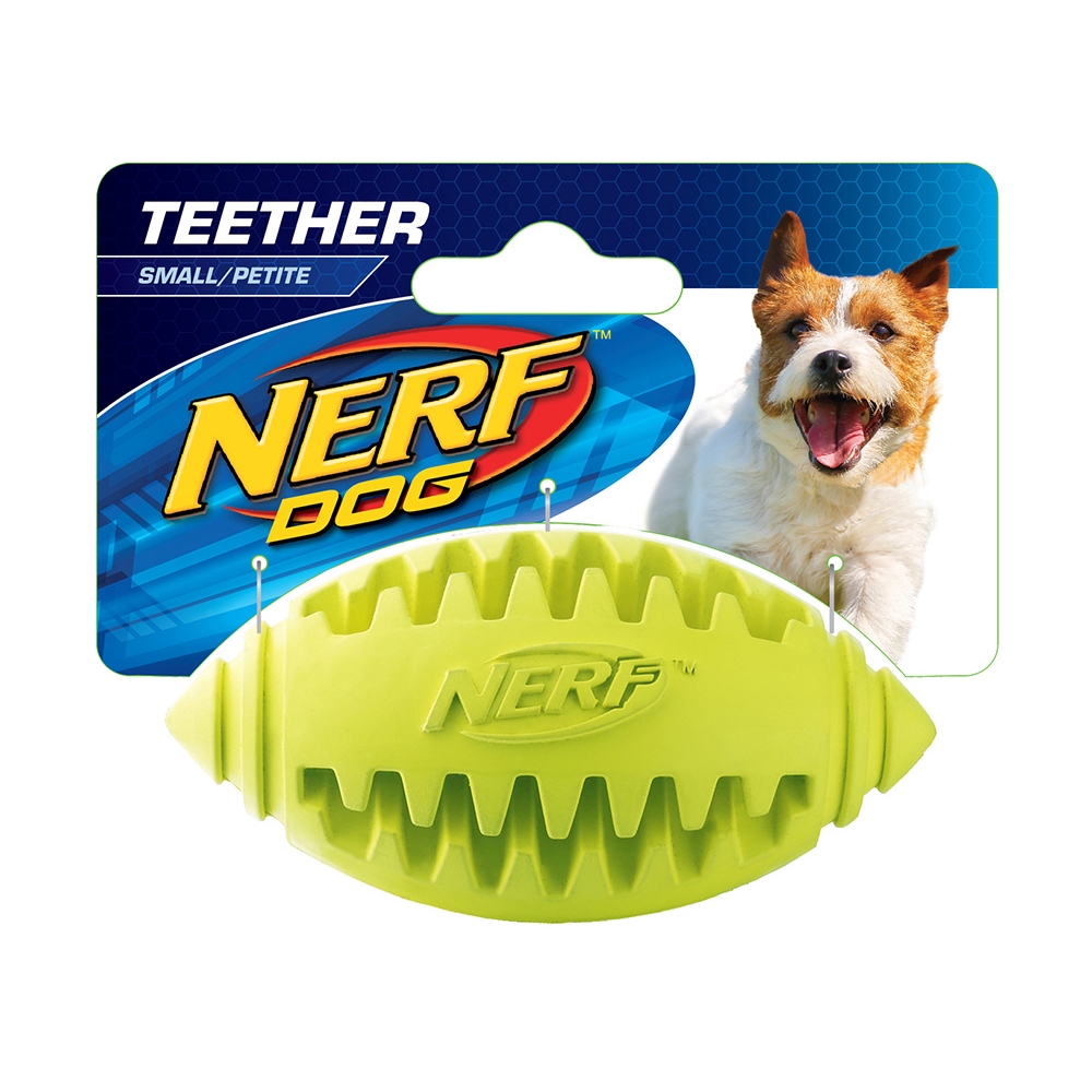 Nerf Dog Teether Football / Small ของเล่นสุนัข ช่วยขัดฟัน (5016)
