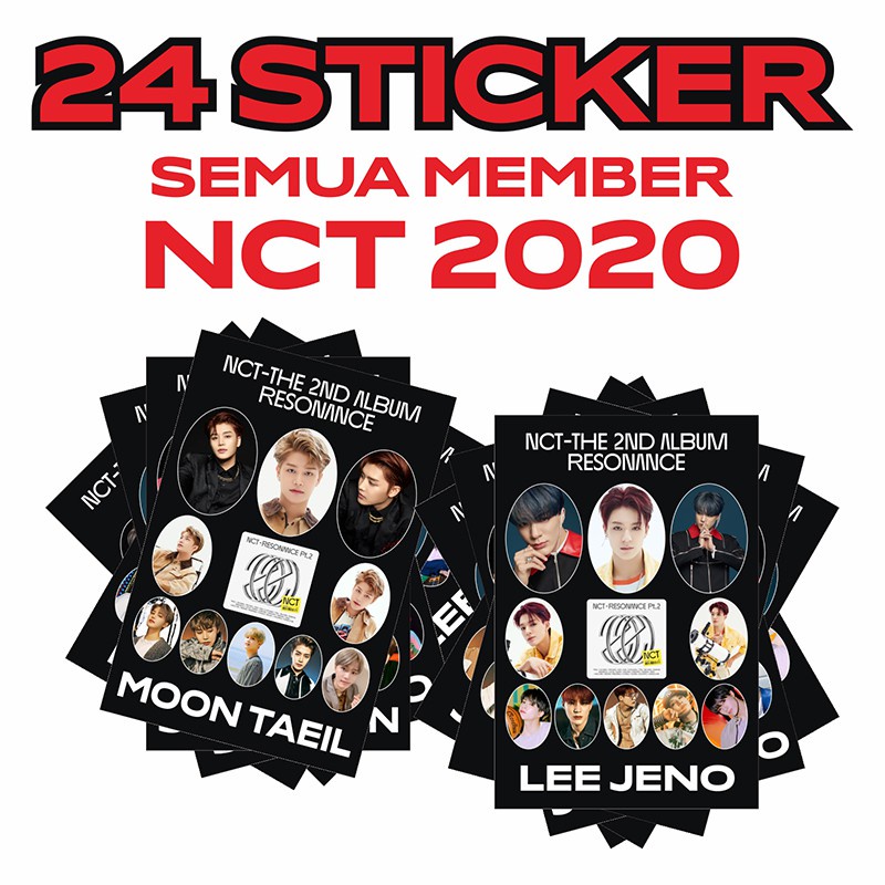 สติ๊กเกอร์ KPOP NCT 2020 สติ๊กเกอร์ RESONANCE KPOPMURAH NCT 127 NCT DREAM WAYV 2020 ชุด