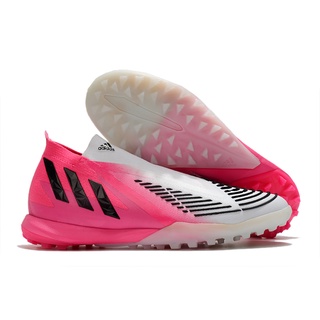 Adidas Predator Edge1 TF Falcon 22.1 Sharp Blade Series รองเท้าฟุตบอล แบบถัก ไร้เชือก