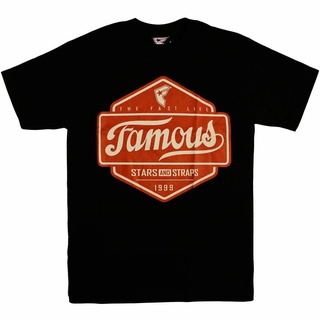 [S-5XL] เสื้อยืดลําลอง แขนสั้น พิมพ์ลาย Famoutartraps สวมใส่สบาย สีดํา สีแดง สไตล์คลาสสิก สําหรับผู้ชาย 416567