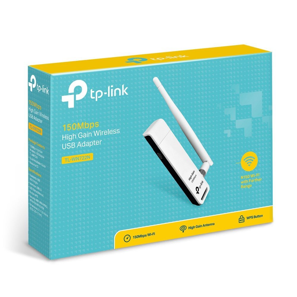 Tplink WN722N อะแดปเตอร์ Usb - ตัวรับสัญญาณ Wifi