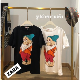 เสื้อยืด Oversize สกรีนลาย คนแคระDisney