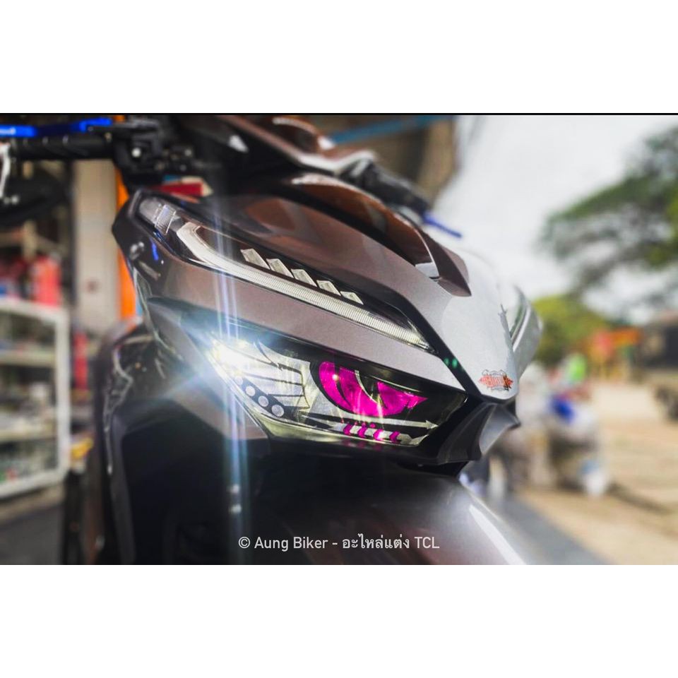 สติ๊กเกอร์ไฟหน้า Honda Click 2018-2021 ติดตั้งง่าย สินค้าคุณภาพ