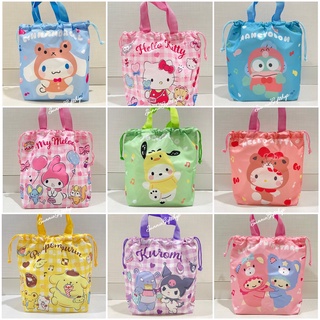 พร้อมส่ง กระเป๋าถือแบบหูรูด ลายการ์ตูน Sanrio