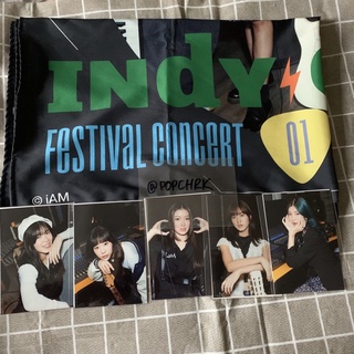 BNK48 CGM48 Indy Camp Fabric Poster พร้อมรูปสุ่ม