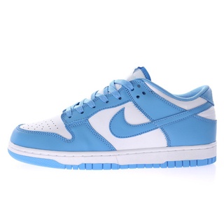 [Shoes World] ของแท้ 100% NIKE Dunk Low "Coast" North Carolina รองเท้าผ้าใบสีน้ำเงิน รองเท้าผ้าใบ รองเท้าวิ่ง