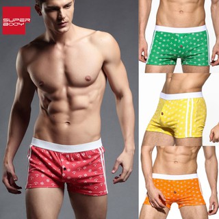 กางเกงบ๊อกเซอร์ Boxer Sports Super Body รุ่น ผ้ายืด (บรรจุ 1 ตัว/แพ็ค) ราคาพิเศษ