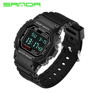 SANDA 329 Digital Watch Men Waterproof Diving LED Mens Watch Sport Mens Watches Top Brand Military relogio masculino Sa