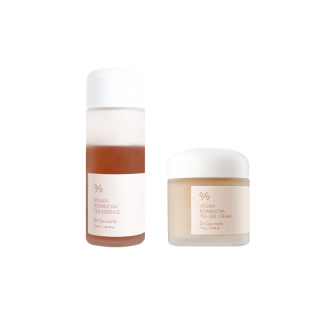 โปรโมชั่น : แท้  พร้อมส่ง DR.CEURACLE vegan kombucha tea essence 150ml  kombucha tea gel cream 75g