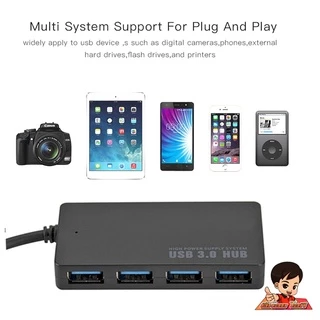 USB3.0 HUB 4 port Slim แบนบาง พกพาสะดวก ใช้ได้กับ PC / Laptop