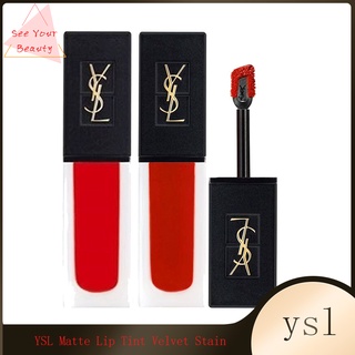 YSL lipstick 4.5g YVES SAINT LAURENT TATOUAGE COUTURE VELVET CREAM LIPSTICK VELVET MATTE COLOUR HIGH COVERAGE