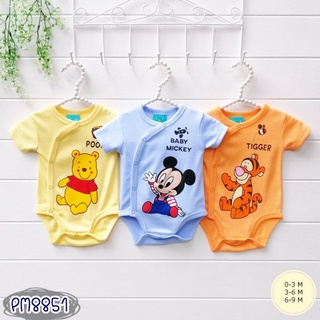 ชุดเด็ก Bodysuit 3ตัว ลาย หมีพูห์ ทิกเกอร์ มิกกี้  pooh  mickey