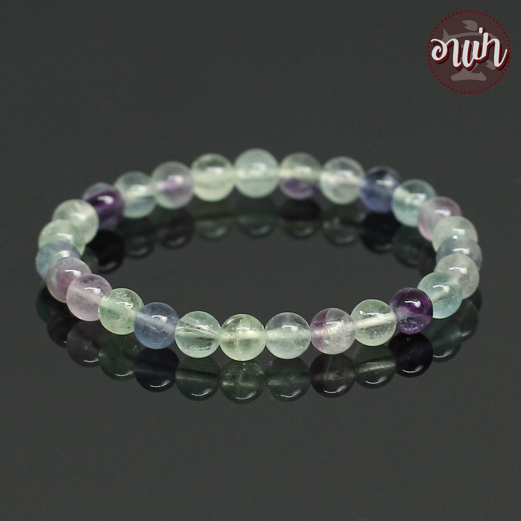 หินฟลูออไรท์ Fluorite ขนาด 6 มิล หินแท้ 100% ช่วยแก้ปวดกระดูก ช่วยในเรืองการทำสมาธิ หินฟลูออไรด์