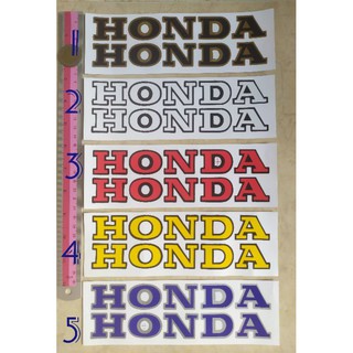 สติ๊กเกอร์ตัดแปะ ภาษาอังกฤษ สูง2.8cm. HONDA