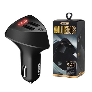 อุปกรณ์ชาร์จมือถือ และ แท็บเล็ต ในรถยนต์ REMAX Car Charger LED 3.4A รุ่น RCC-208 ของแท้ 100%