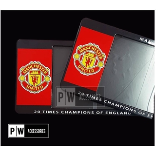 กรอบป้าย ทะเบียนกันน้ำ ลายแมนยู A1 [Manchester United] กรอบป้ายทะเบียนรถยนต์ จำนวน 1 คู่