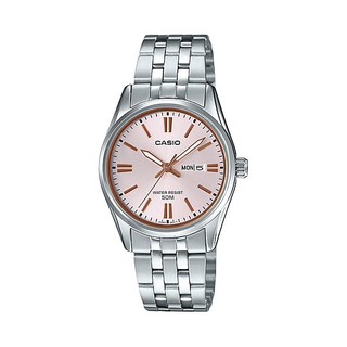 นาฬิกา CASIO ของแท้ นาฬิกาผู้หญิง รุ่น LTP-1335D ตัวใหม่ นาฬิกาของผู้หญิง ตัวเรือนแสตนเลส บอกสัปดาห์ บอกวันที่