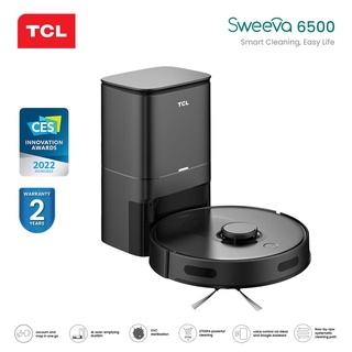 หุ่นยนต์ดูดฝุ่นอัจฉริยะ TCL Sweeva 6500M ควบคุมด้วยเสียง พร้อมระบบเซนเซอร์ตรวจจับทิศทาง