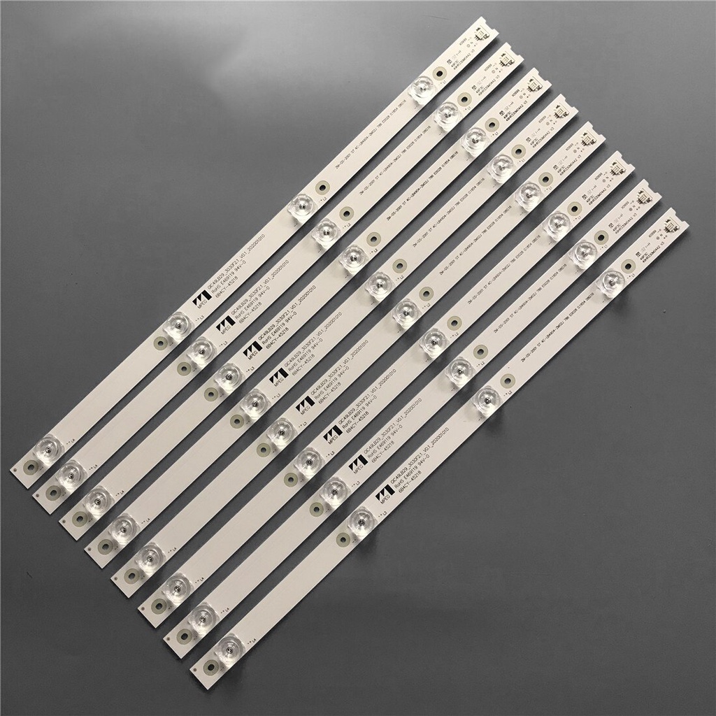 1lot = 8 ชิ้น TCL 49P3 D49A620U B49A81S-UD ไฟ led backlight สําหรับ L49P1-UD L49P2-UD 4C-LB4904-HR07