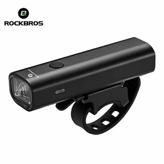 Rockbros ไฟหน้าจักรยาน LED แบบชาร์จ USB สําหรับจักรยาน Brompton JAVA MTB