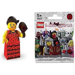 LEGO : LEGO MINI FIGURE SERIES 6 : No.6 Flamenco Dancer GIRL ของใหม่ ของแท้ 100%