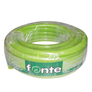 🔥แนะนำ!! สายยาง FONTE รุ่น ใยเชือก 5/8 ขนาด 5/8 นิ้ว x 10 เมตร สีเขียวอ่อน 🚚พิเศษ!!✅