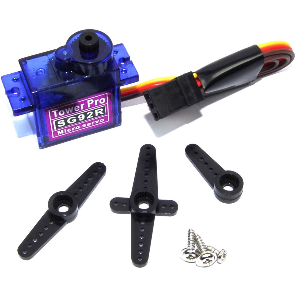 เซอร์โว TowerPro MG92B แท้ Micro Digital Metal Servo 3.5kg โลหะ ดิจิตอล ลูกปืนคู่ ใส่เครื่องบิน ฮอ
