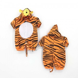 ชุดรอมเปอร์ Angel Baby Tigger สําหรับเด็ก (สีส้ม)