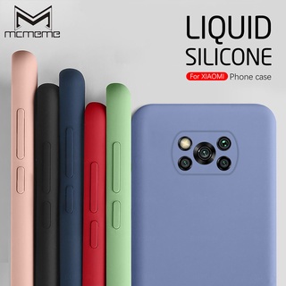 เคสซิลิโคนนิ่ม ทรงสี่เหลี่ยม สีพื้น หรูหรา สําหรับ Xiaomi POCO X5 Pro 5G