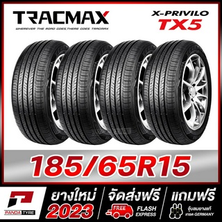 TRACMAX 185/65R15 ยางรถยนต์ขอบ15 รุ่น TX5 x 4 เส้น (ยางใหม่ผลิตปี 2023)