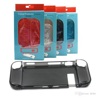 เคส nintendoswitch  ใส แยกชิ้น Case ใส่ dock ได้ criytal protector for switch แยกชิ้น มี4สี