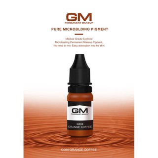 สีสักคิ้วนาโน GM G004 Orange Coffee