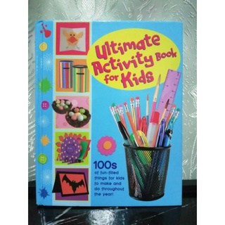 Ultimate Activity Book for Kids, 100 of Funs things for kids ปกแข็ง เล่มใหญ่-145a