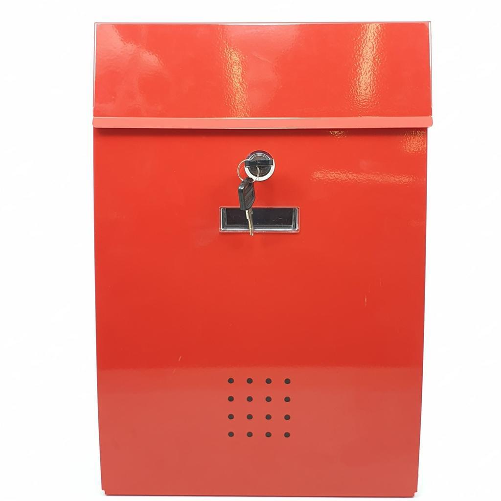Pro-tx ตู้จดหมาย 26x38x9 cm. KSX-105-R สีแดง