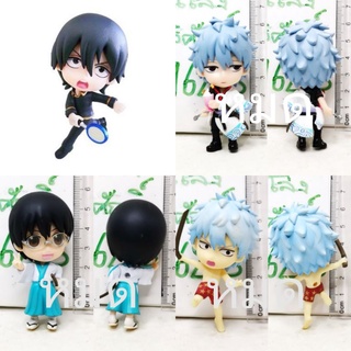 (แท้/มือ2ไม่มีฐาน) Banpresto Gintama Gold/Silver Chibi Kyun Chara (Prize J),figure Gintoki Sakata,Yamazaki Sagaru Secret