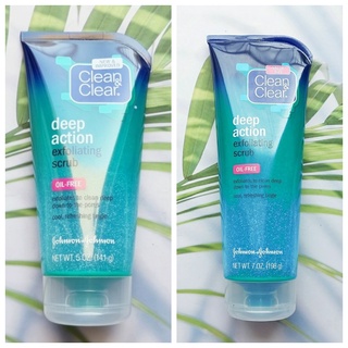 คลีน แอนด์ เคลียร์ สครับขัดผิวหน้า Deep Action Exfoliating Scrub 141g or 198g (Clean &amp; Clear®) สครับขัดผิวอย่างล้ำลึก