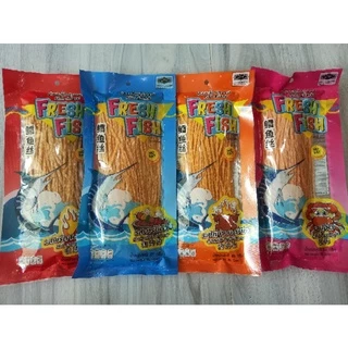 🐟ปลาเส้น 💥เฟรชฟิช💥ขนาด 85 กรัมปริมาณสุดคุ้ม เยอะจุใจ มีหลายรสให้เลือก