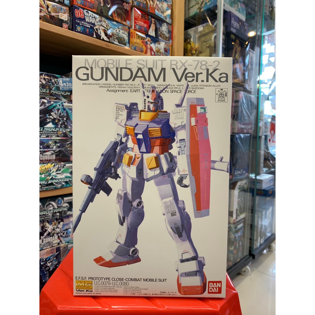 Mg 1 100 Rx 78 2 Gundam Ver Ka Model Kit Shopee Thailand