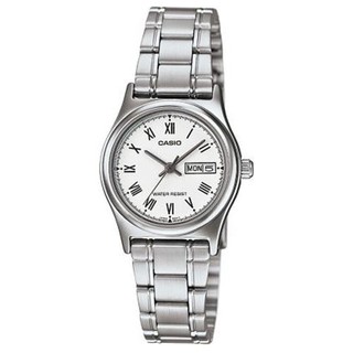 CASIO STANDARD นาฬิกาข้อมือผู้หญิง สายสแตนเลส รุ่น LTP-V006D-7BUDF,LTP-V006D-7B,LTP-V006D