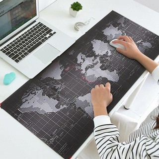 ที่รองเมาส์ แผ่นรองเมาส์ ลายแผนที่โลก World Map Mouse Pad ขนาดใหญ่