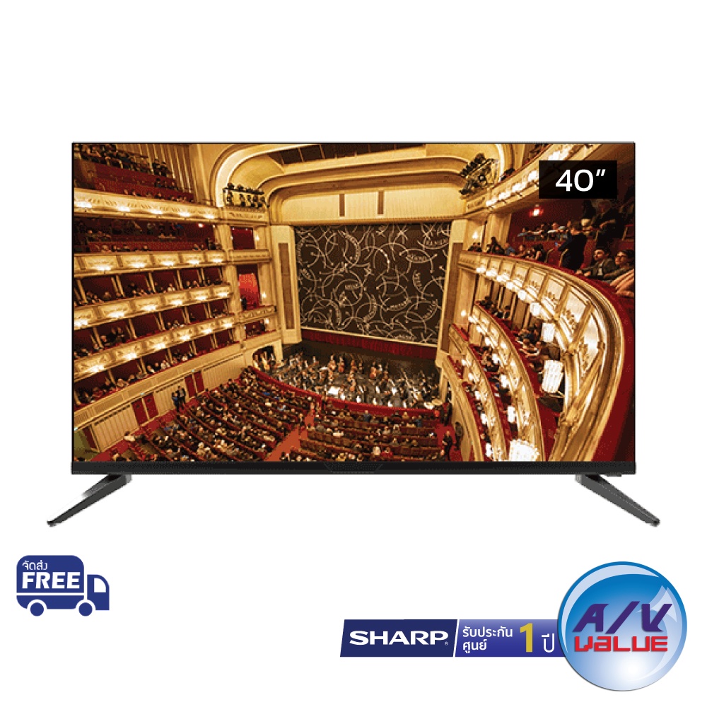 Sharp Full HD TV รุ่น 2T-C40EF2X ขนาด 40 นิ้ว