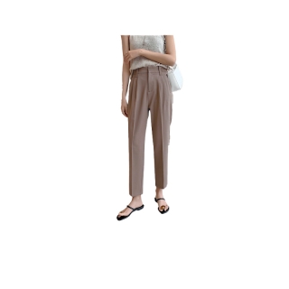 กางเกงทรงสวย ผ้าดี ไม่ต้องรีด [S-4XL] Billie Slim Pants กางเกงทำงานและลำลอง
