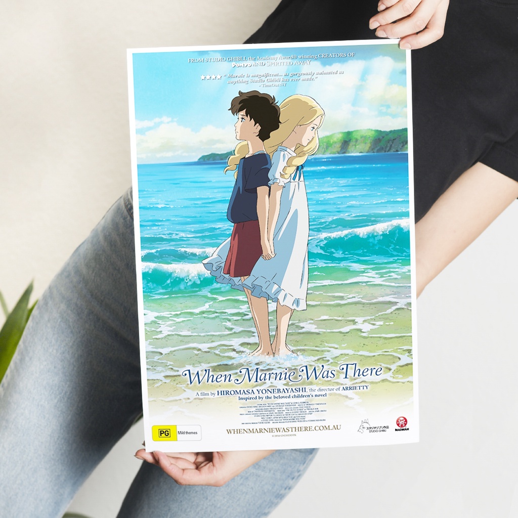 When Marnie Was There Poster- โปสเตอร์ฝันของฉันต้องมีเธอ / Studio Ghibli การ์ตูน อนิเมะ