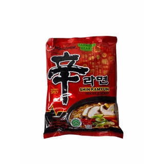 บะหมี่เกาหลี Nong Shim Shin Ramyun Noodle Spicy Mushroom Flavor, รส เห็ดหอมสไปซี่  1 ซอง/ ปริมาณ 120g ราคาพิเศษ พร้อมส่ง