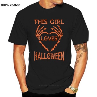 ขายดี เสื้อยืด พิมพ์ลาย This Love Halloween Orange LOlpbp35GNpjaf50 สไตล์คลาสสิก สําหรับผู้ชาย